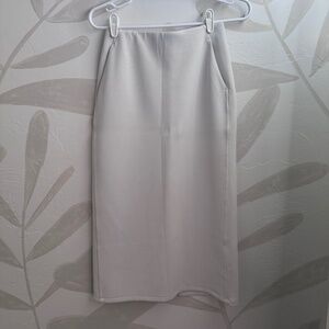 Womens pencil Skirt Cream